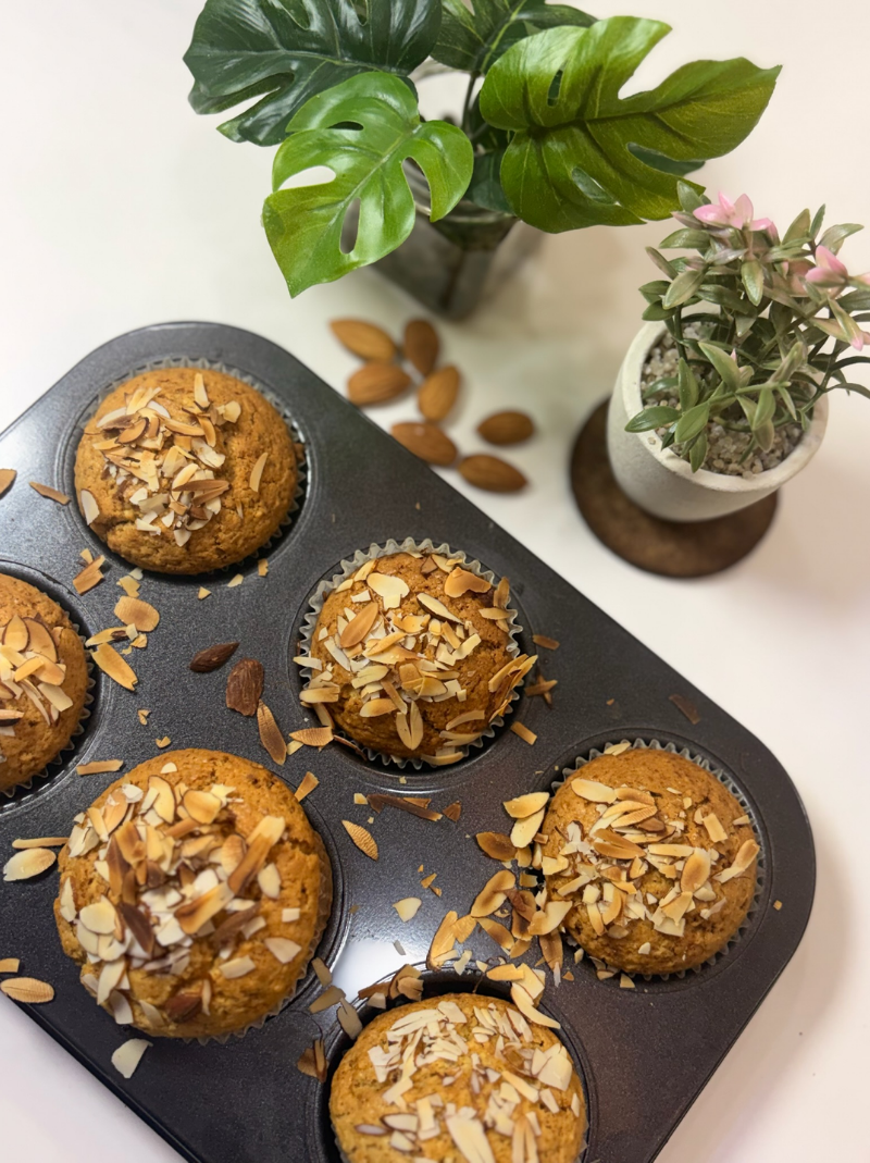 Almond Muffins Recipe