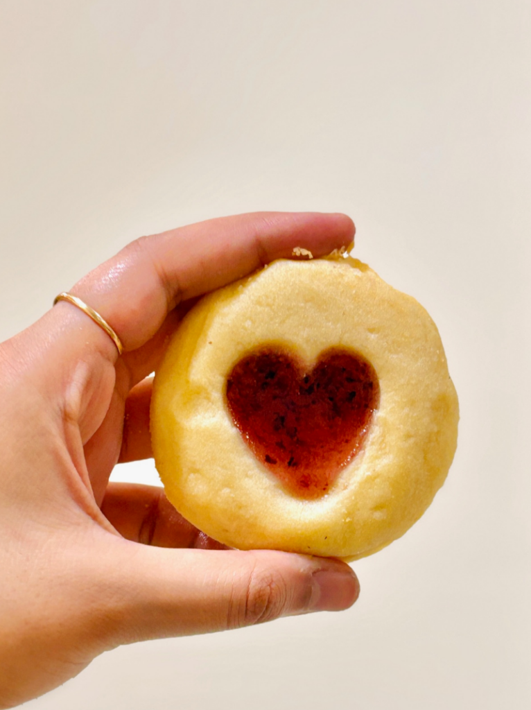 Cherry Almond Thumbprint Cookies Recipe