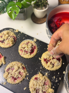 Raspberry Streusel Muffins Recipe